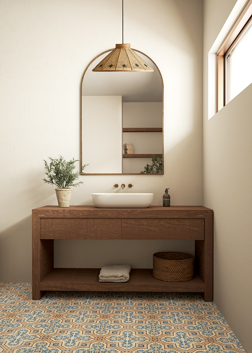 Moroccan Tiles Pamplona Rosso Decorative Ceramic Tiles