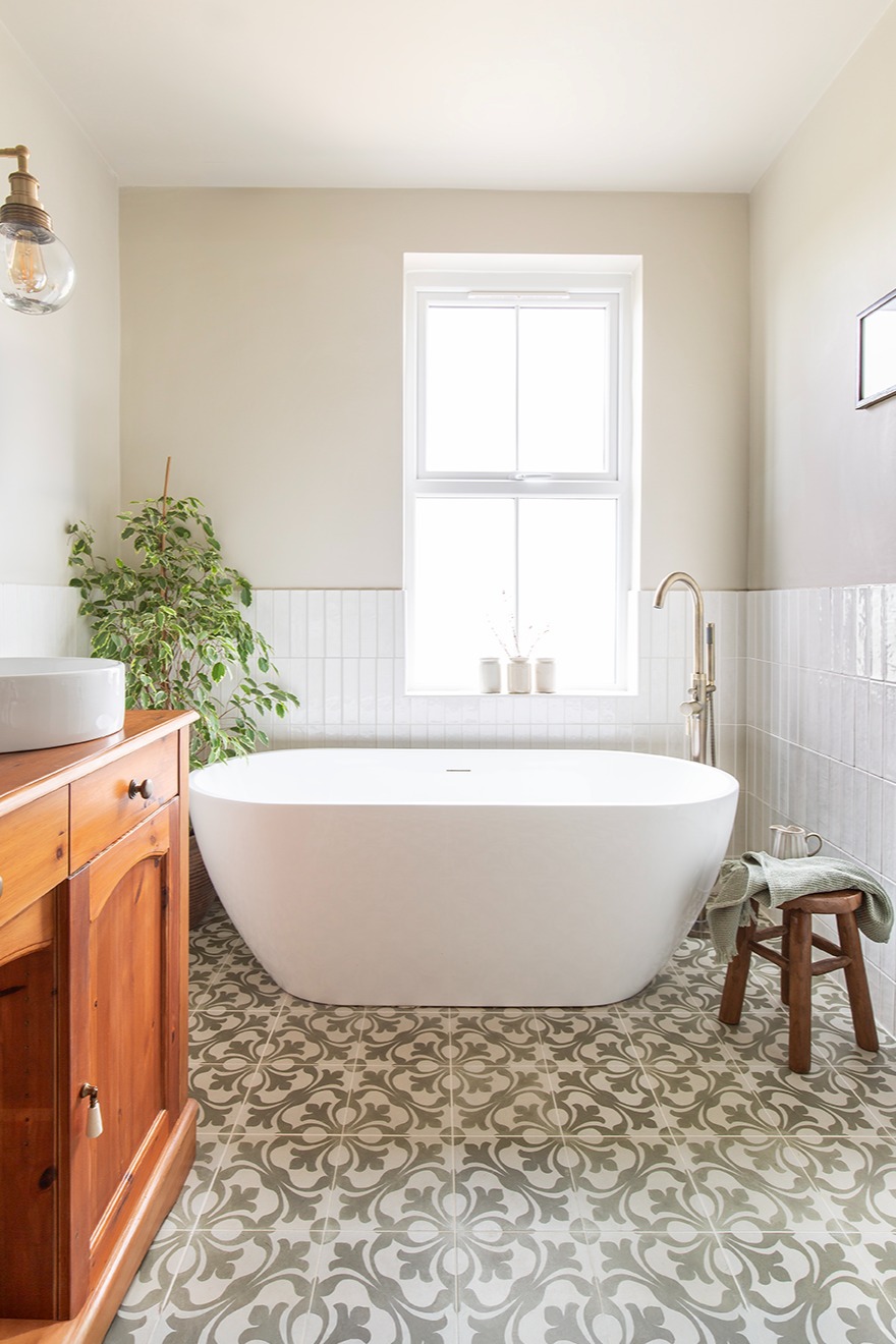 Deia Verde Decorative Patterned Tiles