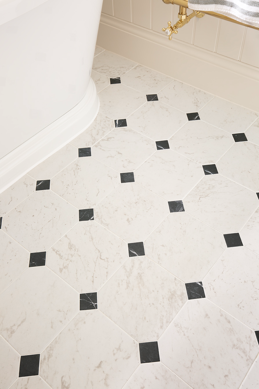 Berrittini Manoir Marble Effect Porcelain Tiles Closeup