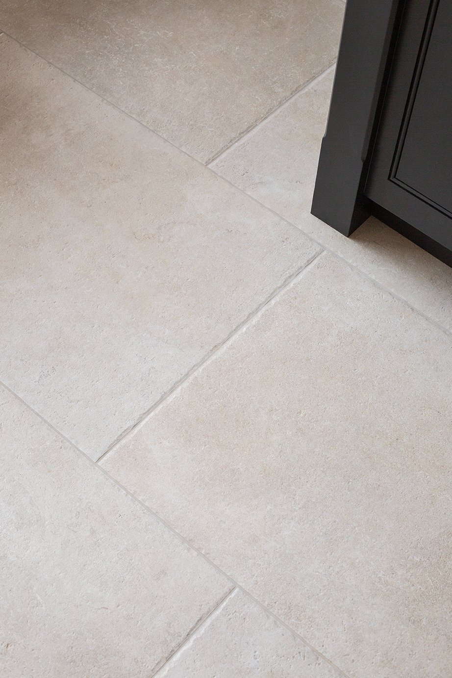 Hambleton Ivory Tumbled Effect Stone Porcelain Kitchen Tiles