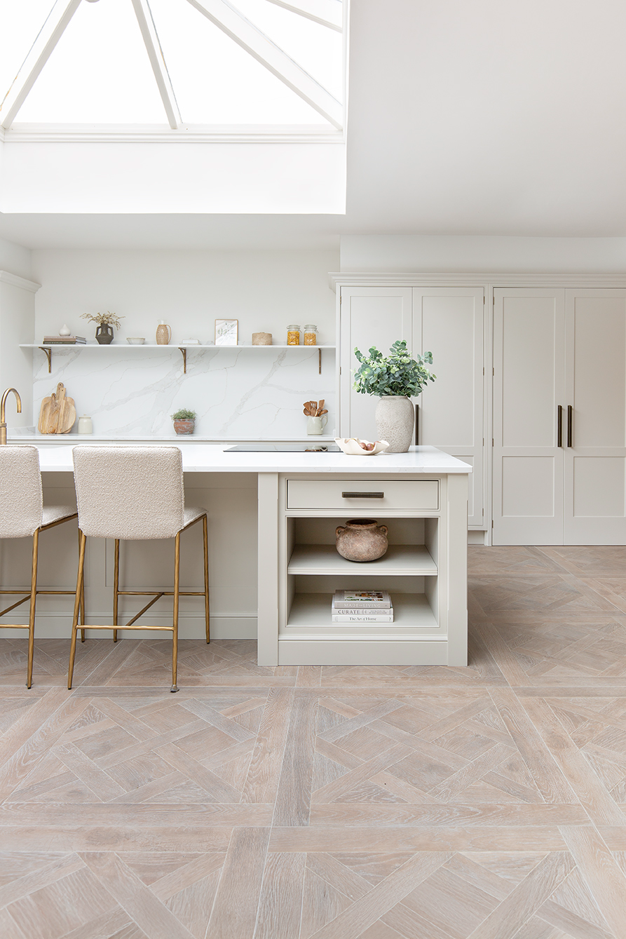 Alderton Oak Parquet Effect Porcelain Tiles