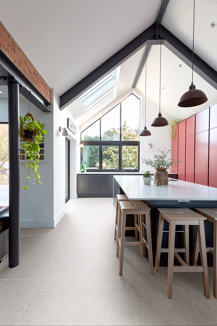 White kitchen tiles ideas Dorchester Aged White stone effect porcelain