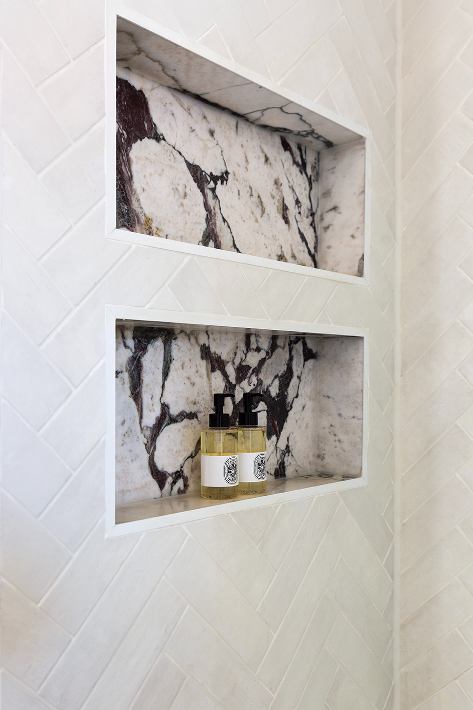 Pottery Chalk Matt Metro Wall Tile Closeup