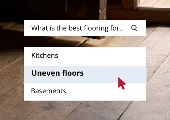 Which Flooring is best for ... Uneven Floors