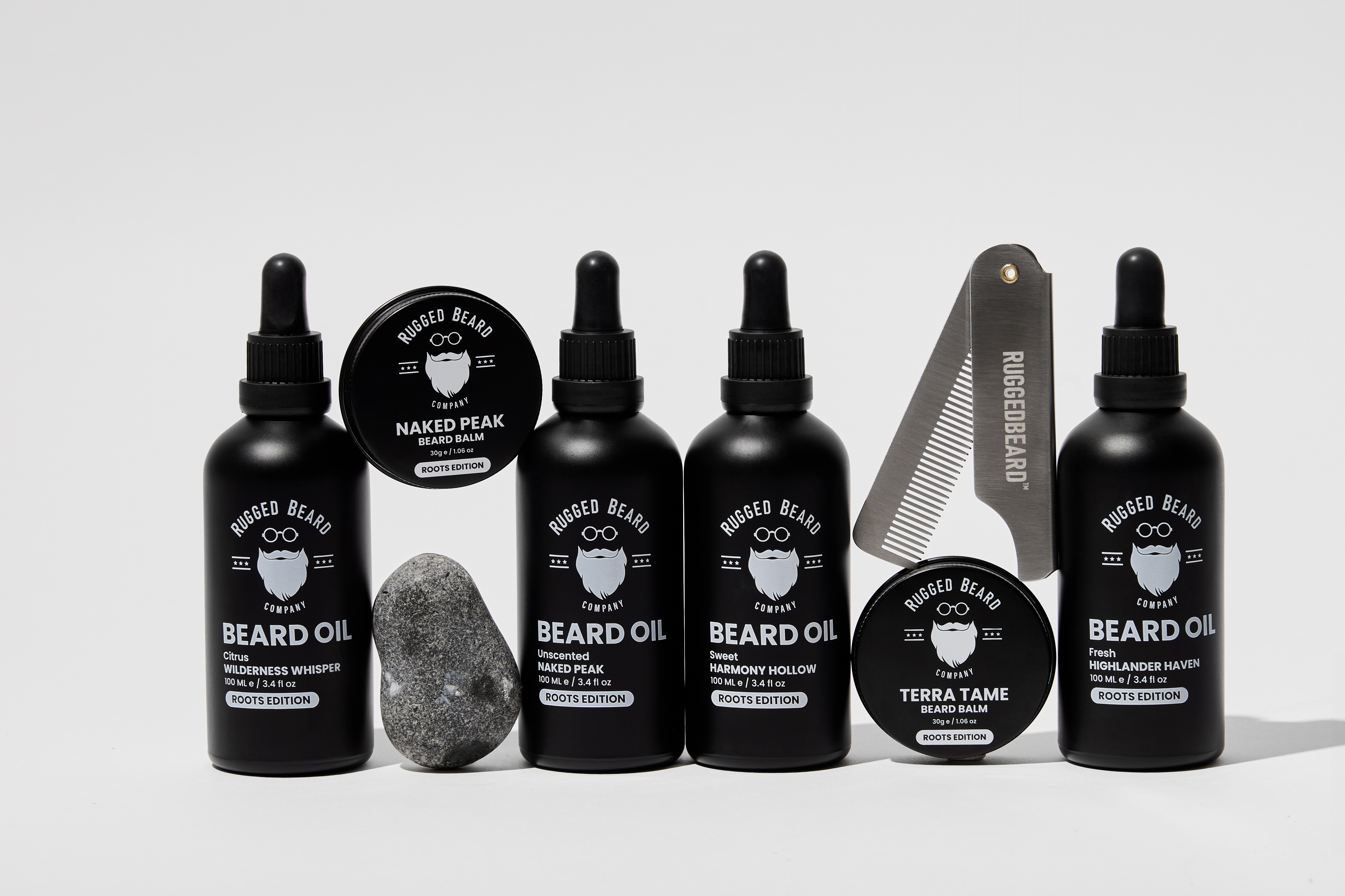 rugged beard care routine bundle