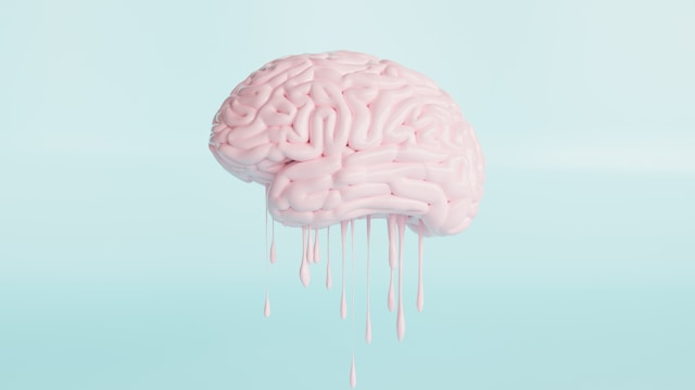 Una imagen estilizada que muestra un cerebro iluminado y energizado, simbolizando la claridad mental.