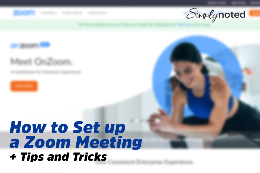 set up zoom meeting