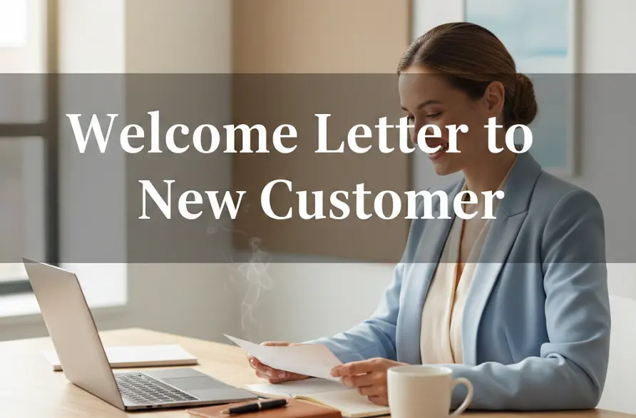 Welcome Letter to New Customer