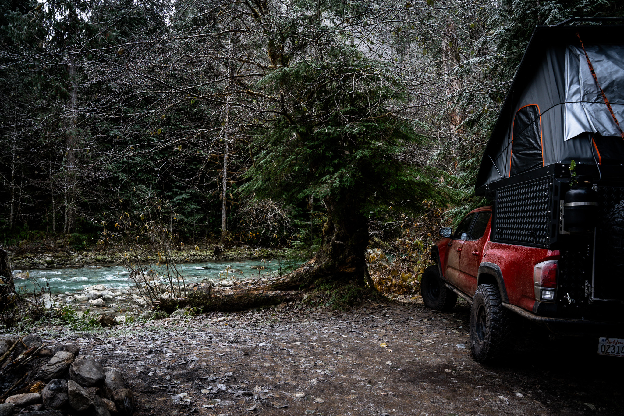 Morning light on the founding Tiny Rig trip