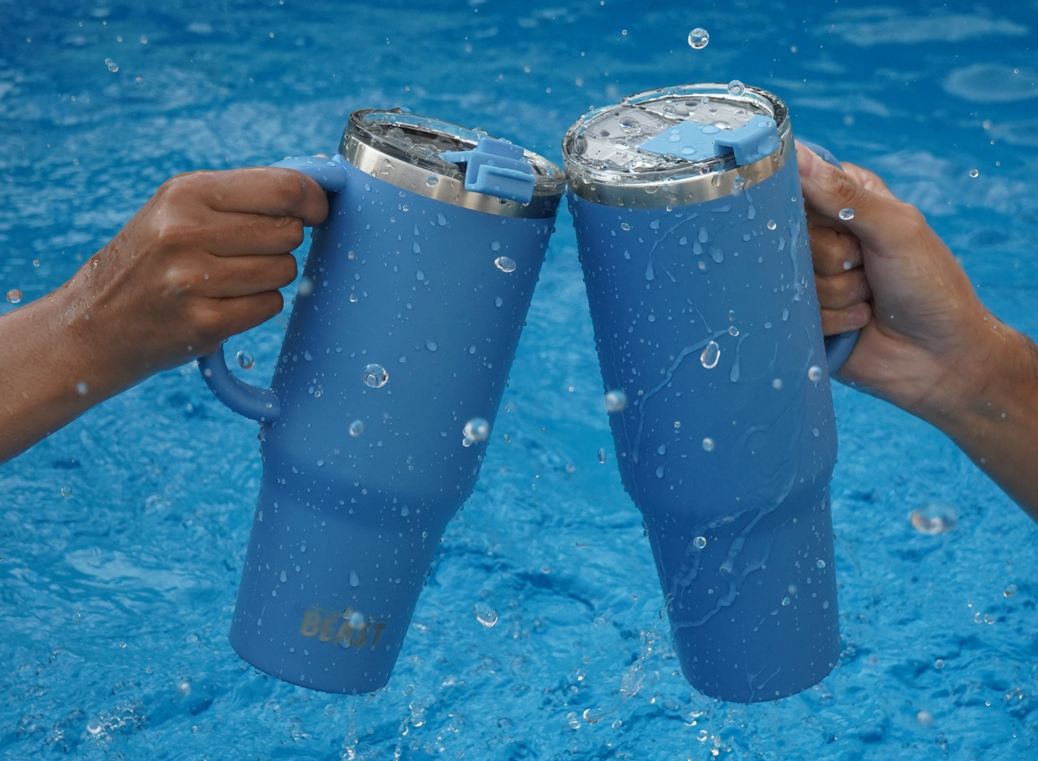 sky blue large tumblers