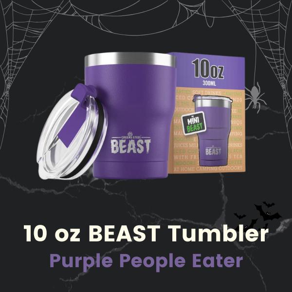 purple halloween tumbler