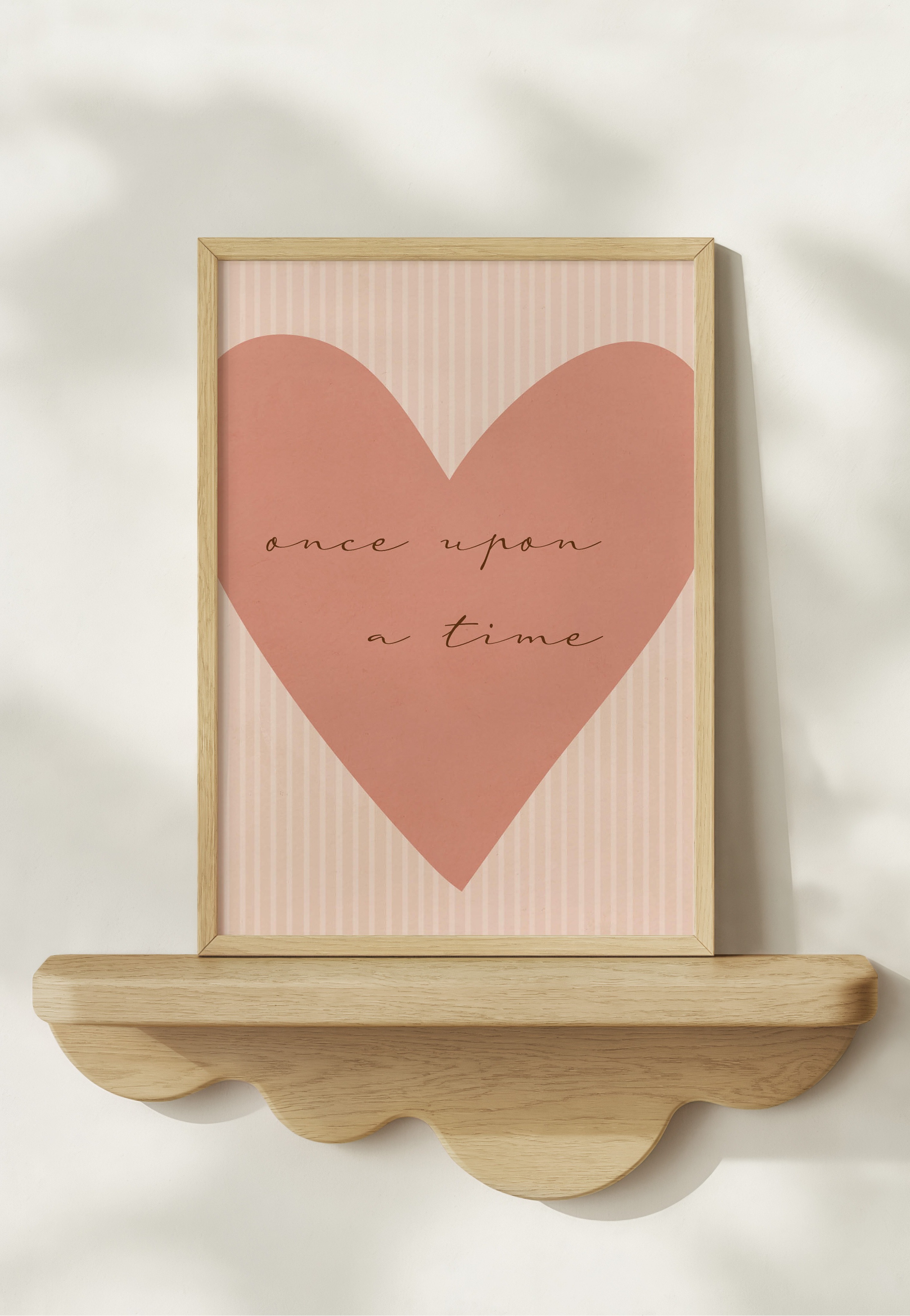 Poster Once upon a time | heart